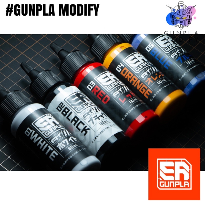AT COLOR (EA GUNPLA ซีรี่ย์) สีอะคริลิค สูตรแลคเกอร์ ผสมสำเร็จ ขนาด 60 ml