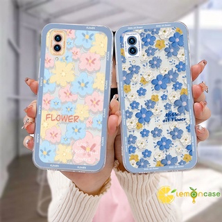 เคสแบบใส VIVO Y15S Y91C Y21 2021 Y21A Y21T Y12S Y12 Y20 Y30 Y21S Y20S Y12i V21 V23E Y75 T1 Y55 Y75 Y16  Y91 Y30i Y93 Y95 Y15 Y17 Y50 Y53S Y51 2020 Y51A Y33T Y10 Y33S Y1S Y11 Y31  ดอกไม้แสนโรแมนติก เคสโทรศัพท์มือถือa