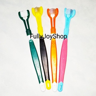 (Stock) แปรงสีฟันสุนัข แปรงฟันสัตว์เลี้ยง PET Dog Cat Toothbrush