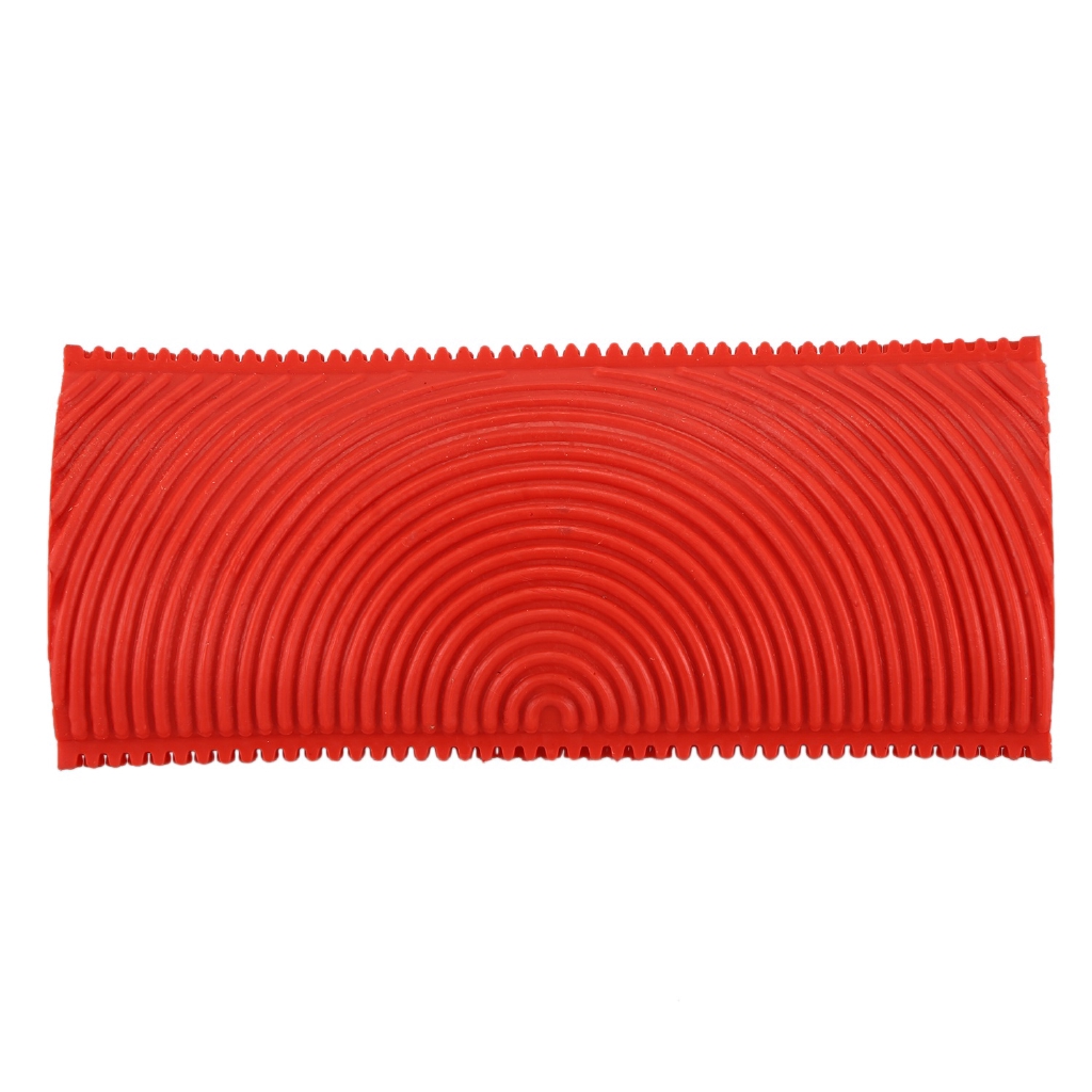 2PC Wood Graining Wall Pain Tool Decoration DIY Rubber Roll Wall Art