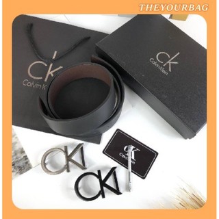 เข็มขัดผู้ชาย Calvin Klein Belt and Buckle Set