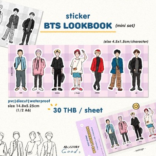 1/2 A6 Sticker : BTS LOOKBOOK