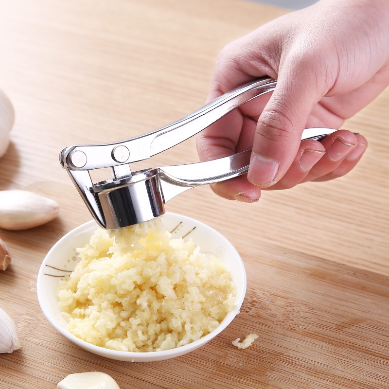 ครัวกระเทียมกด Crusher ผักขิง Squeezer Masher มือถือขิง Mincer เครื่องมือทําอาหารอุปกรณ์ครัว