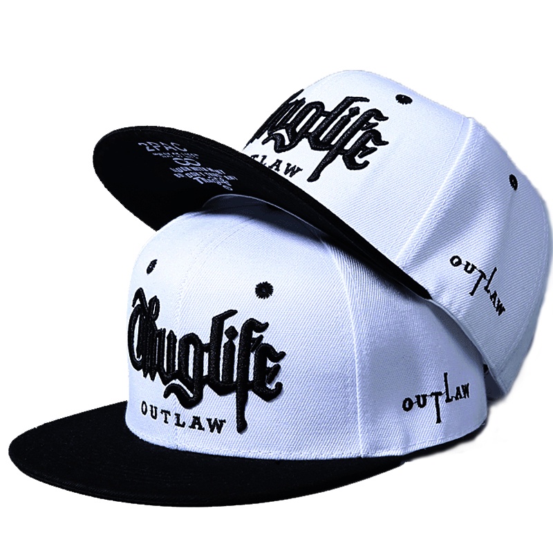 Cap Men Topi Snapback Caps กีฬากลางแจ้ง thug life cap 2PAC / Brooklyn / เย็บปักถักร้อย M / NORMAL cap for man หมวกเบสบอลแฟชั่น