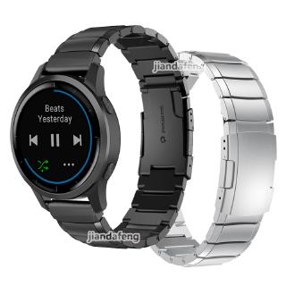 สายนาฬิกาข้อมือ สเตนเลสสตีลแข็ง คุณภาพสูง สําหรับ Garmin Vivoactive 4.