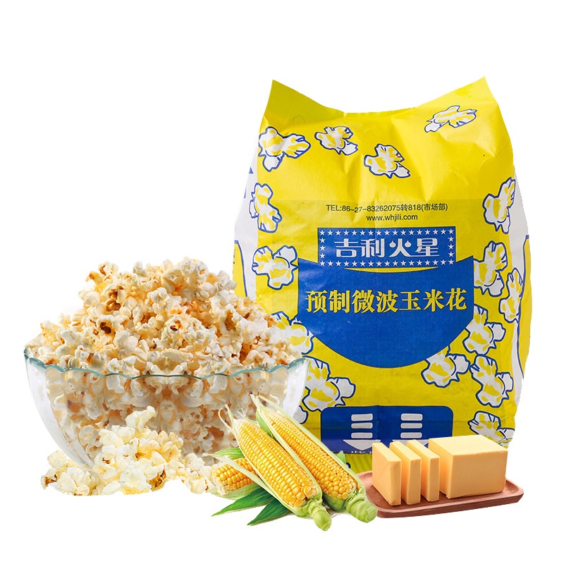 ป๊อปคอร์นมาร์เวล ป๊อปคอร์นกรอบ 118กรัม อร่อยง่าย ถุงใหญ่ ทำได้เองที่บ้าน อาหารเวฟ อาหารสำเร็จรูป ขนม