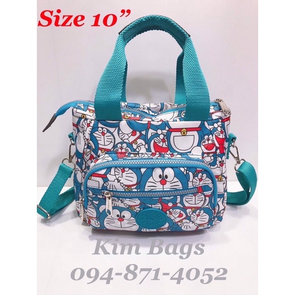 🌈🌟DORAEMON -ราคาล้างสต๊อกโกดัง(สีพื้น-KITTY MICKEY MOUSE🌈🌸 🐱กระเป๋าคาดเอว Doraemon kitty Mickey Mouse 10นิ้ว