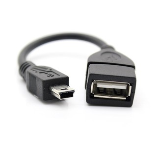 สายMini Type-B Male to USB 2.0A Female Host OTG Adapter สายเคเบิ้ล สายชาจ สายต่อตัวรับสัญญาณ WiFi