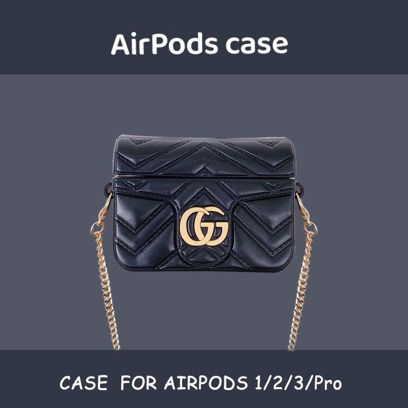 เคส Airpods 3 แฟชั่น บุคลิกภาพ กระเป๋า Gucci กันตก เคสแอร์พอดยางซิลิโคน Airpod 1 2 Airpods Pro Airpods gen 3 soft case
