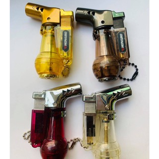 ไฟหัวพ่น ไฟแช็ค No.07 Butane Jet Lighter Torch Turbo Pipe Lighter Mini Spray Gun Cigar Lighter Windproof