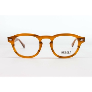 Moscot Lemtosh (สีชา) มอสคอส รุ่น เลมโทส แว่นตาวินเทจ กรอบแว่นสายตา ส่งฟรีมีประกัน ดัดงอได้ บานพับ 7 ชั้น