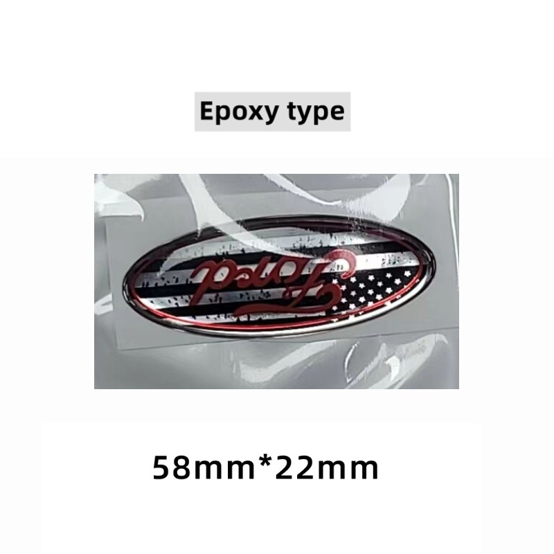 สติกเกอร์โลโก้สัญลักษณ์ 58×22 มม. สําหรับตกแต่งพวงมาลัยรถยนต์ Ford Kuga Explorer Fiesta Shelby 1 ชิ้น ราคา ถูกที่สุด ดีลบีเคเค แกลเลอรีภาพที่ 7