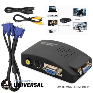 ตัวแปลงสัญญาณจาก AV TO VGA  ซื้อขายสายสัญญาณแบบ VGA