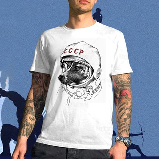 laka spaceer cccp เสื้อยืดสําหรับสุนัข