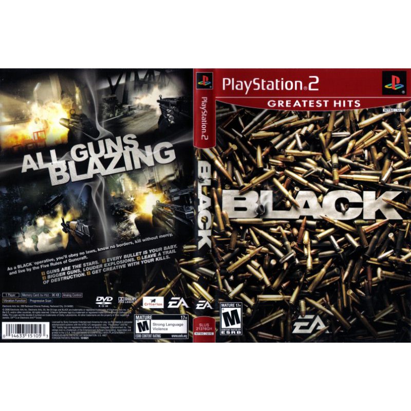 Game ps2 Black แผ่นใรคุณภาพ HP