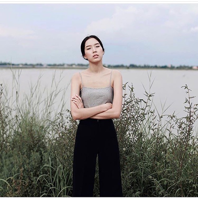 New Basic Tank 007 (สีเบจ) ร้าน Paing_official