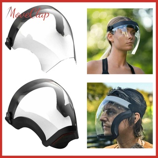 MoveClap  Adults Sport Face Shield Visor Riding Guard Cover Clear Anti-spray Dustproof