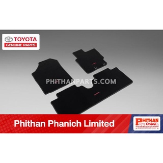 พรมปูพื้นรถยนต์(สีดำ) TOYOTA  A-PZ000-0D024-02 Vios  แบบรถ NSP15#