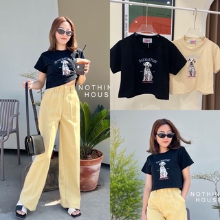 🥨เสื้อ Cropคละลาย ป้าย Nothing house🏷เลื่อนดูลายได้เลยค่าา