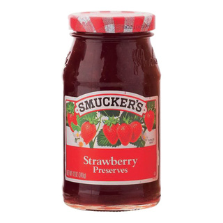 🔥 สุดฮอต🔥 สมัคเกอร์ส แยมสตรอว์เบอร์รี่ 340 กรัม Smuckers Strawberry Jam 340 g