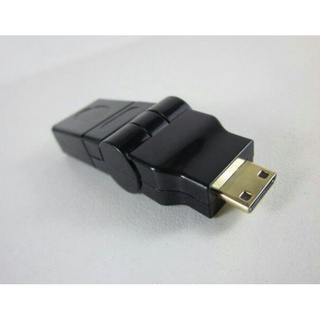 ส่งจากไทย ตัวแปลง หัวแปลง mini HDMI Male to HDMI Female ปรับทิศทางได้ mini มินิ HDMI M to HDMI F พร้อมส่ง ปรับได้