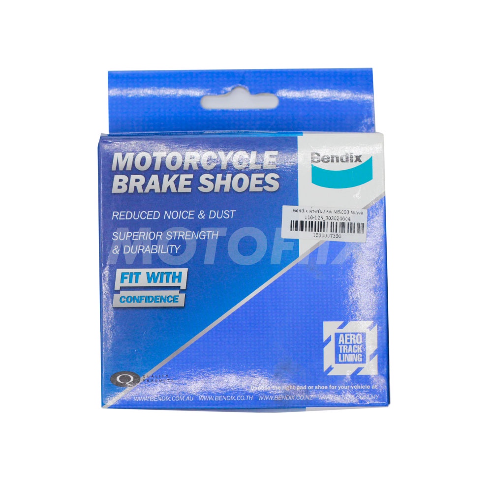 Bendix ผ้าดรัมเบรค MS003 Wave 110-125