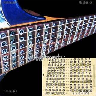 สติ๊กเกอร์ fingerboard fretboard note สําหรับติดคอกีตาร์