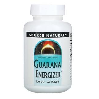 Source Naturals, Guarana Energizer, 900 mg, 60 Tablets