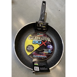 Seagull กะทะด้าม Non Stick GLADITOR 5GX ทรงตื้น ตรานกนางนวล