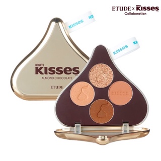 🔥ถูกที่สุด พร้อมส่ง🔥Etude X HERSHEYS KISSES Play Color Eyes Mini 1.5g.x4 อีทูดี้ เฉดสี #Almond Chocolate ของแท้💯%