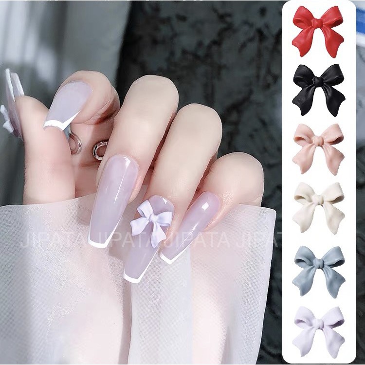 🎀 อุปกรณ์ตกแต่งเล็บ (B1) โบว์ อะไหล่ติดเล็บ 🎀 สั่งขั้นต่ำ 20บาท