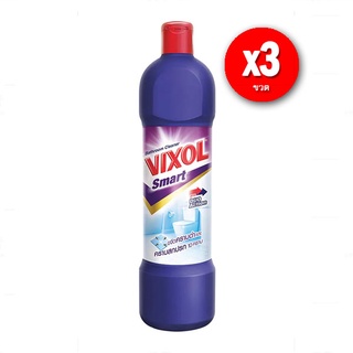 Vixol วิกซอล พลัสน้ำยาทำความสะอาดห้องน้ำสีม่วง สูตร Duo Action  900มล.(แพ็ค 3) (8850092015220)