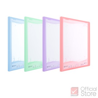 Elephant แฟ้ม แฟ้มโชว์เอกสาร PF01 A4 สีพาสเทล จำนวน 1 แฟ้ม