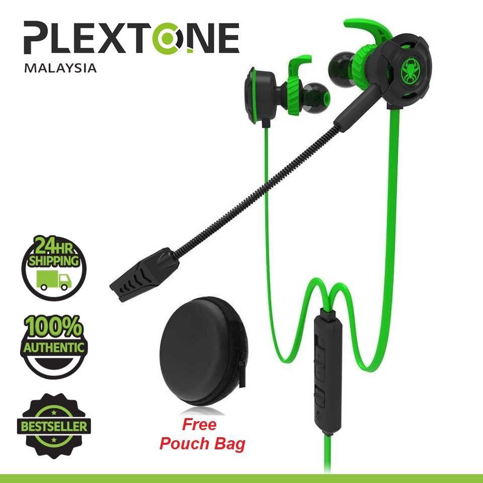 Plextone G30 In Ear Gaming Earphone Stereo Computer Game Headphones With Mic Pc Gamer Headset For Mobile Phone Ps4 Fijd Shopee Thailand