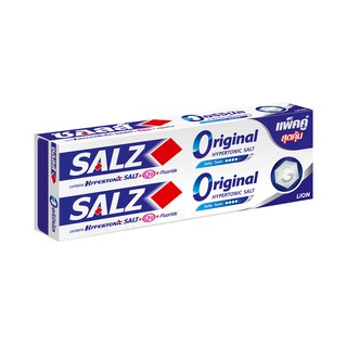 [ แพ็คคู่ ] Salz Original ยาสีฟัน ซอลส์ ออริจินัล 140 กรัม 2 หลอด