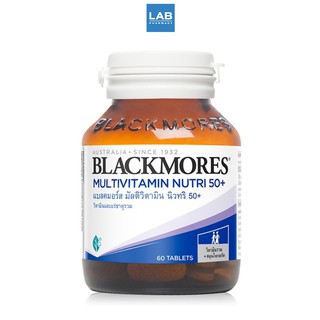 Blackmores Multivitamin Nutri 50+ บรรจุ 60 Tablets  - แบลคมอร์ส มัลติวิตามิน นิวทริ 50+