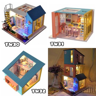 TW30 พร้อมส่ง 🏡 บ้านตุ๊กตา DIY รุ่น Happy memories