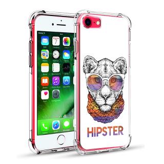 เคส สำหรับ iPhone SE 2 / 8 / 7 Anti-Shock Protection TPU Case [Hipster]