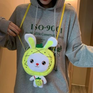 พร้อมส่ง กระเป๋าตุ๊กตา🍍สับปะรด 🍓สตอเบอรี่