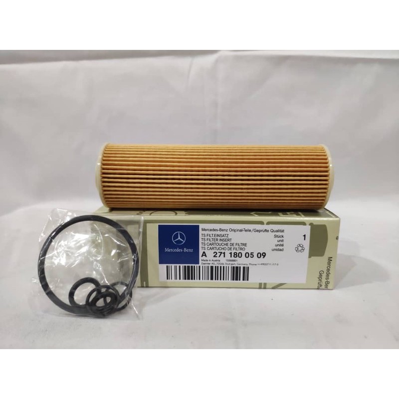 กรองน้ํามันเครื่อง MERCEDES BENZ W204 ( ก2711800509)(E38H D106)( OX183/5)