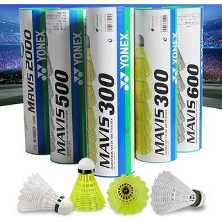 ราคาYONEX MAVIS 350 Badminton Nylon Shuttlecock ลูกแบดมินตัน ไนล่อน หลอดละ 6 ลูก