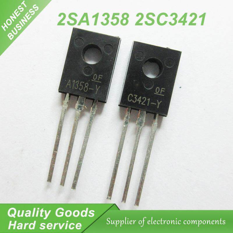10pcs A1358 C3421 2SA1358 2SC3421 2SA1358-Y 2SC3421-Y TO-126 เครื่องขยายเสียง (5PCS* A1358 +5PCS* C3