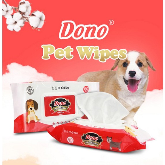 ทิชชู่เปียก Petsoft 100แผ่น/Dono 80แผ่น และ10แผ่นแบบพกพา ทิชชู่เปียก ทิชชู่หมา ผ้าเปียก เช็ดหู เช็ดหน้า เช็ดตัวแมว/สุนัข