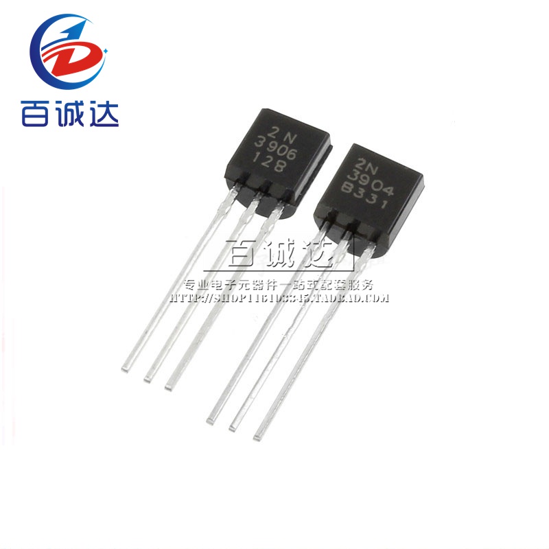50 ชิ้น 2N3904 2N3906 TO-92 NPN ทรานซิสเตอร์ไฟฟ้า triode