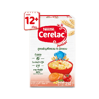 Cerelac ซีรีแล็ค อาหารเสริมธัญพืช สำหรับเด็ก 250 กรัม