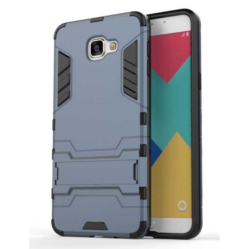 V-TECH เคสกันกระแทก 2 ชั้น สำหรับSamsung Galaxy A9 Pro รุ่น 9VJ (สีฟ้าดำ)