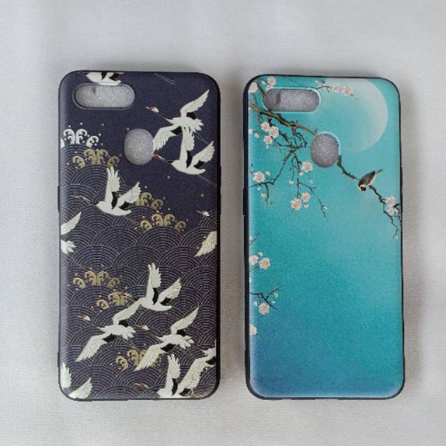 Softcase FLOWER PRINT RISING OPPO A5S / A7 / F9 & เรียลมี 2 มือโปร