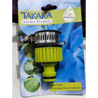 TAKARA อุปกรณ์สวมก๊อกน้ำ รุ่น DGT2103 (ขนาด 1/2", 5/8") | ข้อต่อก๊อกน้ำ ข้อต่อสายยาง ตัวสวมก๊อกน้ำ ข้อต่อสวมเร็ว