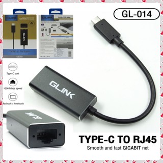 USB TYPE-C เป็น Lan Gigabit GLINK GL-014