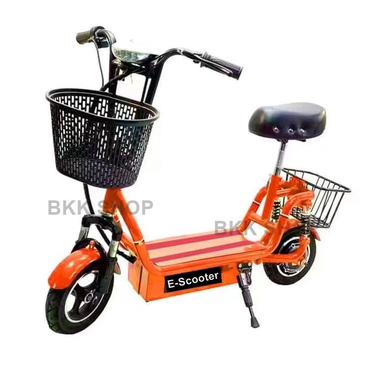 (ใหม่) สกู็ตเตอร์ไฟฟ้า Electric Scooter 24V ไฟหน้า LED E-Scooter ความจุของแบตเตอรี่ 24V20A-24/40A มอ